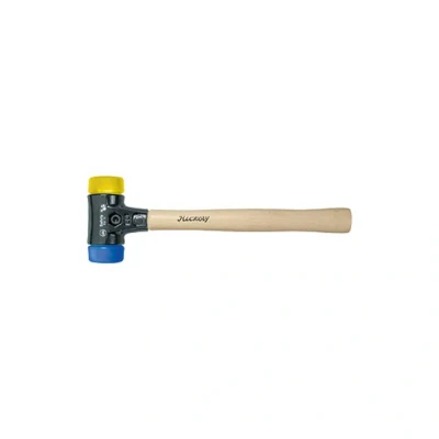 Afbeelding van WIHA 83215060 kunststof hamer Safety middelzacht/hard met hickorysteel rond slagkop 60 mm 26656