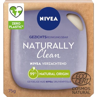 Afbeelding van Nivea Naturally Clean Verzachtende Reinigingsbar 75GR