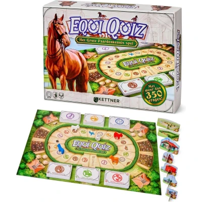 Afbeelding van Bordspel Equi Quiz: Het Grote Paardenkennis spel