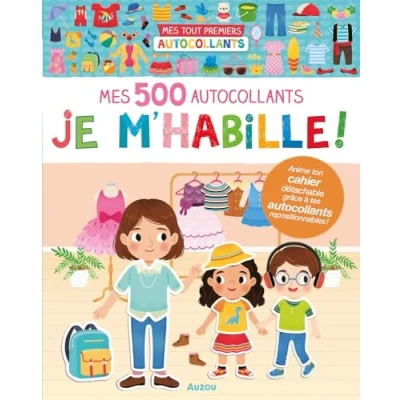 Afbeelding van MES TOUT PREMIERS AUTOCOLLANTS : 500 AUTOCO JE M&#039;HABILLE