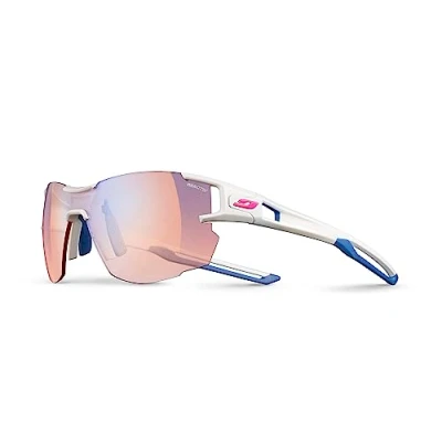 Afbeelding van Julbo Aerolite Zebra Light Fotochrome zonnebril voor dames, wit/blauw/grijs