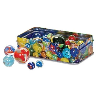 Afbeelding van Tobar 15237 metalen doos versierd met 60 verschillende ballen.