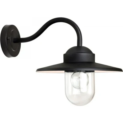 Afbeelding van 240v muurlamp dolce retro zwart KS Verlichting