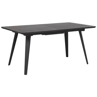 Afbeelding van Beliani IRVINGTON Eettafel Zwart 90 x 160/200 cm MDF