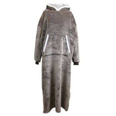 Afbeelding van Unique Living Hoodie Oversized Taupe 75x150cm