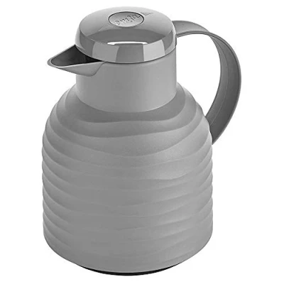 Afbeelding van EMSA Samba Wave Isoleerkan Quick Press Sluiting 1 Liter Grijs