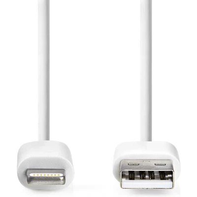 Afbeelding van Apple Lightning kabel 1 meter (MFI, Wit)