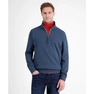 Afbeelding van Lerros Trui Effen Sweatshirt 2584402 448 Mannen Maat XXL