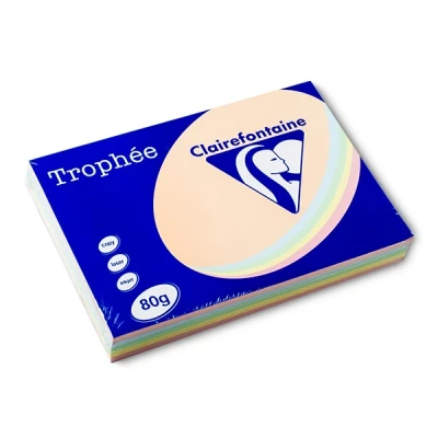Image de Clairefontaine Ramette Papier A3 80g Assortie Pastel