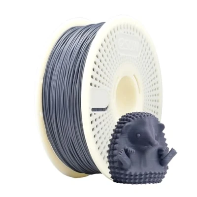 Afbeelding van eSUN PLA+ filament en spoel navulset Spoolless PLA Plus navulverpakking 1,75 mm afneembaar eSpool+ 1 kg (2,2 lbs) voor 3D printers, grijs
