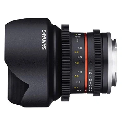 Afbeelding van Samyang 12mm T2.2 NCS CS VDSLR SLR Ultra groothoeklens Zwart