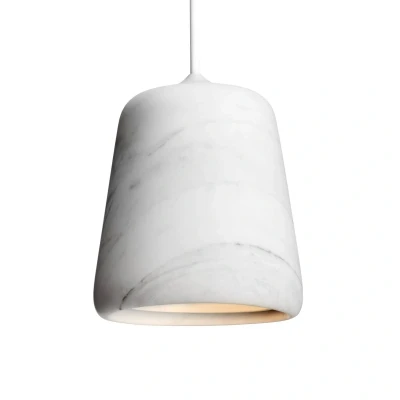Afbeelding van New Works Material Original hanglamp, marmer wit