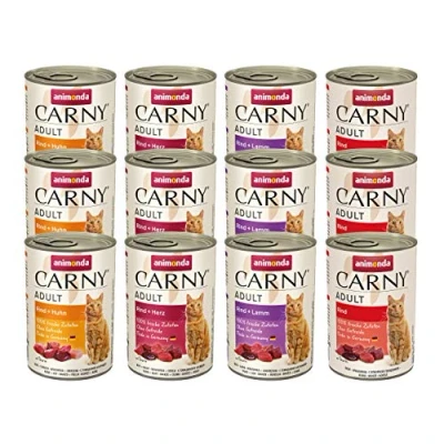 Afbeelding van 12x400g Adult Kalkoen &amp; Lam animonda Carny Kattenvoer
