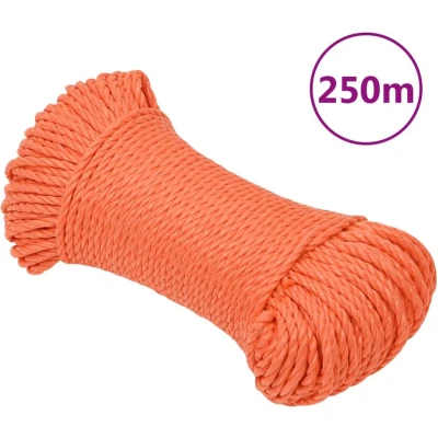 Afbeelding van vidaXL Werktouw 3 mm 250 m polypropeen oranje