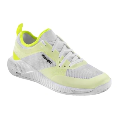 Afbeelding van Kempa Kourtfly Handbalschoenen, Dames, Maat: 41, White fluo yellow Textiel