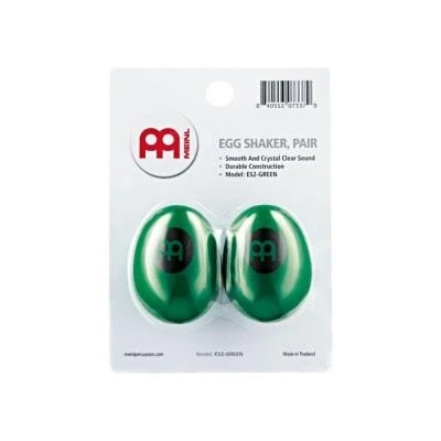 Image de Percussions MEINL OEUF SHAKER PLASTIQUE VERT Guiros shakers