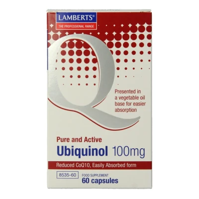 Afbeelding van Lamberts Ubiquinol (Q10) 100 mg 60 capsules