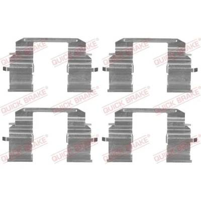 Afbeelding van QUICK BRAKE 109 1833 Accessoireset, schijfremblok SUBARU: Impreza II Saloon
