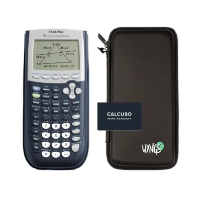 Afbeelding van CALCUSO Basispakket zwart met Grafische rekenmachine TI 84 Plus