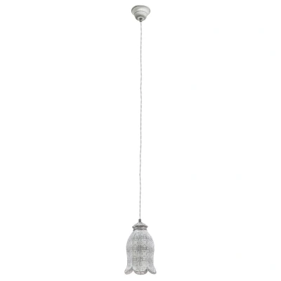 Afbeelding van EGLO Vintage Hanglamp 1 Lichts Ø165mm. Patina Grijs