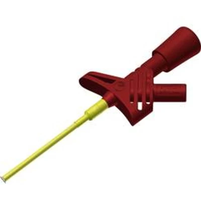 Afbeelding van SKS Hirschmann KLEPS 1600 Veiligheids krokodilklem Steekaansluiting 2 mm CAT II Rood