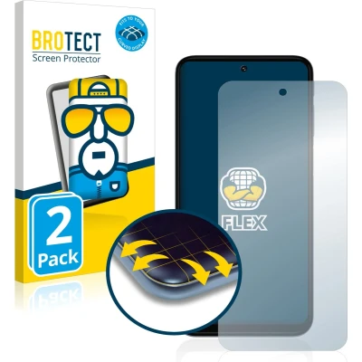 Afbeelding van BROTECT Screenprotector voor Motorola Moto G31 Folie Beschermfolie transparant volledig dekking (2 Stuks)