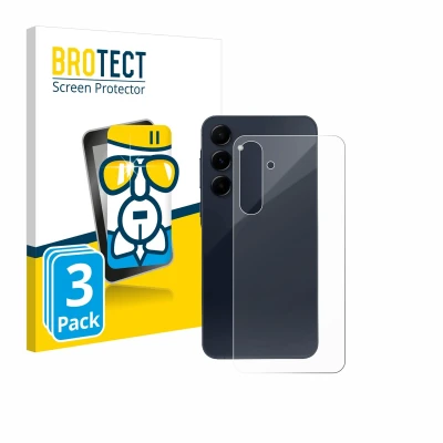 Afbeelding van BROTECT Screenprotector voor Samsung Galaxy A55 5G (Achterkant) Folie Beschermfolie Beschermglas transparant (3 Stuks)