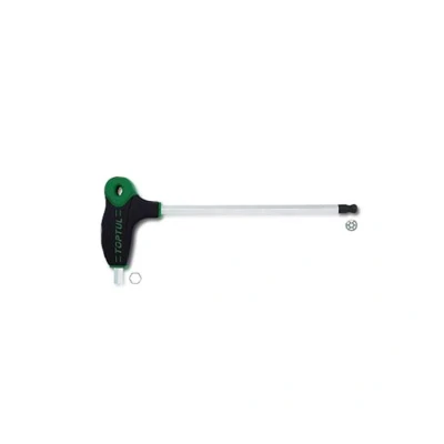 Afbeelding van Zeskant stiftsleutel HEX TOPTUL 3 mm mit Kugelkopf, L Griff