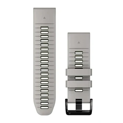 Afbeelding van Garmin Quickfit® 26 Mm Siliconen Horlogebanden Grijs,Zilver