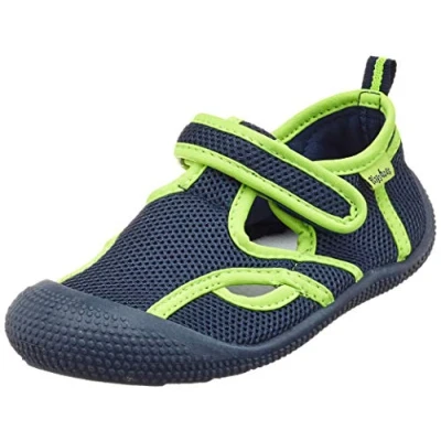 Image de Playshoes Mixte Enfant Chaussures Aquatiques Bottes de Pluie, Maille Marine, 26/27 EU