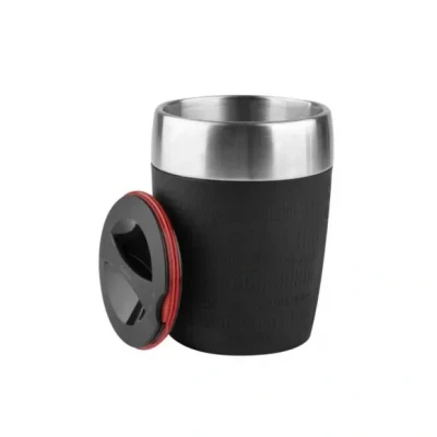 Afbeelding van Tefal Travel Cup Thermofles 200ml RVS Zwart