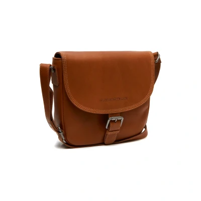 Afbeelding van Leren Schoudertas Cognac Lucian