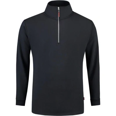 Afbeelding van Tricorp Sweater Ritskraag Casual Marine Maat 3XL
