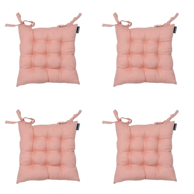 Afbeelding van Madison Toscane kussen 46x46 Napels salmone water reppelent coating 4 stuks