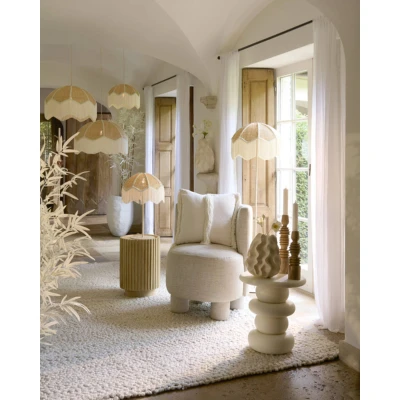Afbeelding van Light &amp; Living Hanglamp Malacia Lichtbruin Ø40cm Modern Hanglampen Eetkamer, Slaapkamer, Woonkamer