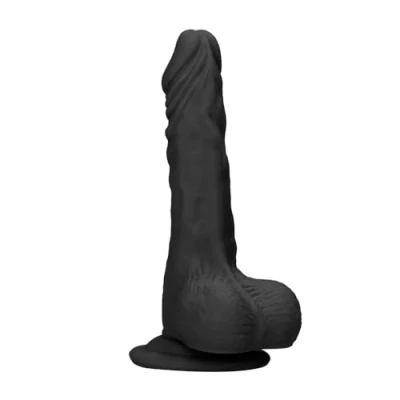 Afbeelding van Shots RealRock Dong met Testikels 23 cm flesh