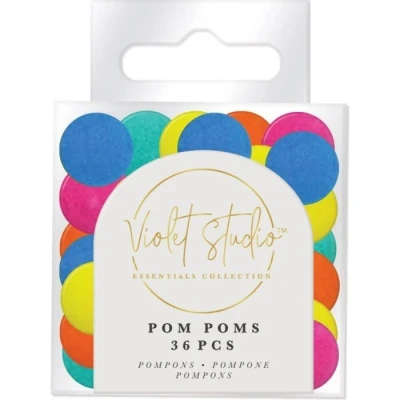 Afbeelding van Violet Studio Pom Pack Brights 36pcs