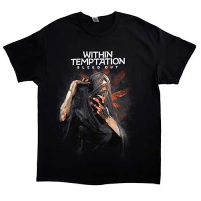 Afbeelding van Within Temptation Bleed Out Album Heren T shirt XL Zwart