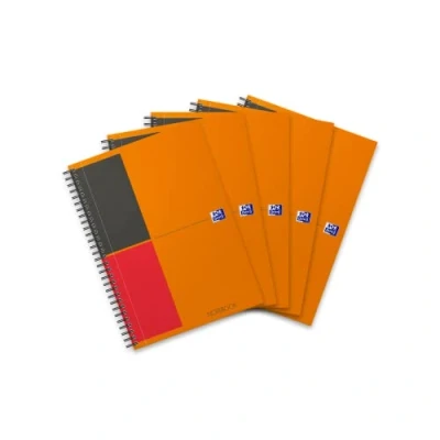 Afbeelding van 5 x Notitieboek Oxford notebook Connect B5 lijn