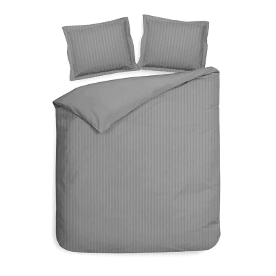 Afbeelding van Heckett Lane Dekbedovertrek Banda Glacier Grey 200 x 200/220