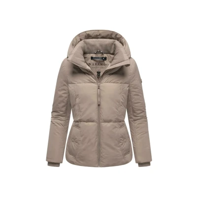 Afbeelding van Navahoo Veste d&#039;hiver chaude matelassée pour femme avec grande capuche Fée Chuchotement 14 S à 3XL, Taupe/gris,