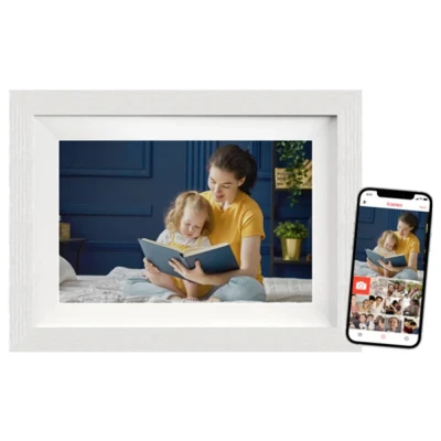 Afbeelding van Braun Phototechnik DigiFrame 10W WiFi Digitale fotolijst 25.7 cm 10.1 inch Energielabel: C (A G) 1280 x 800 Pixel 32 GB Wit