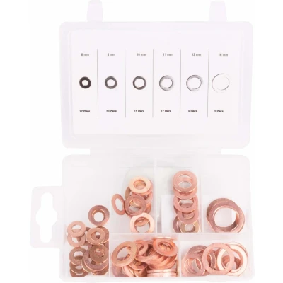 Afbeelding van Benson Koper Ringenset Assortimentbox 80 delig