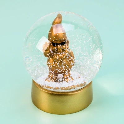 Afbeelding van Gnoom Sneeuwbol Goud