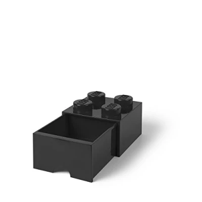 Afbeelding van LEGO® Opbergbox met Lade Zwart 25 x 18 cm