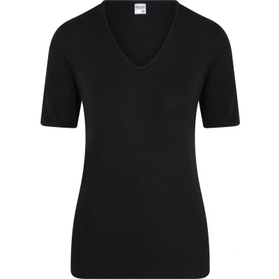 Afbeelding van Beeren Thermo Dames T Shirt Korte Mouwen Zwart M