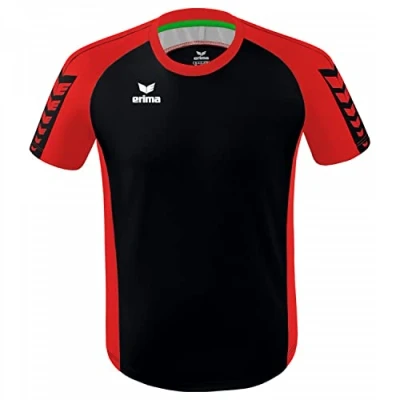 Afbeelding van ERIMA Six Wings shirt zwart/rood / 164