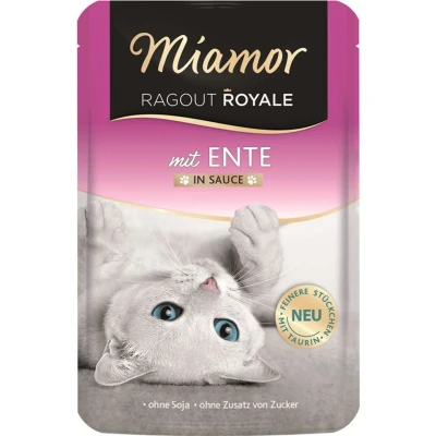Afbeelding van MIAMOR Ragout Royale Duck in sauce nat kattenvoer 100g