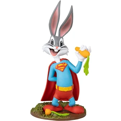 Afbeelding van Lansay Movie Maniacs Bugs Bunny in Superman Looney Tunes verzamelfiguur en accessoires, bioscoopfiguren, vanaf 12 jaar, 63600, meerkleurig