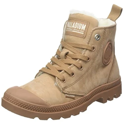 Afbeelding van Palladium Pampa Hi Veterschoenen Hoog gebroken wit Maat 42